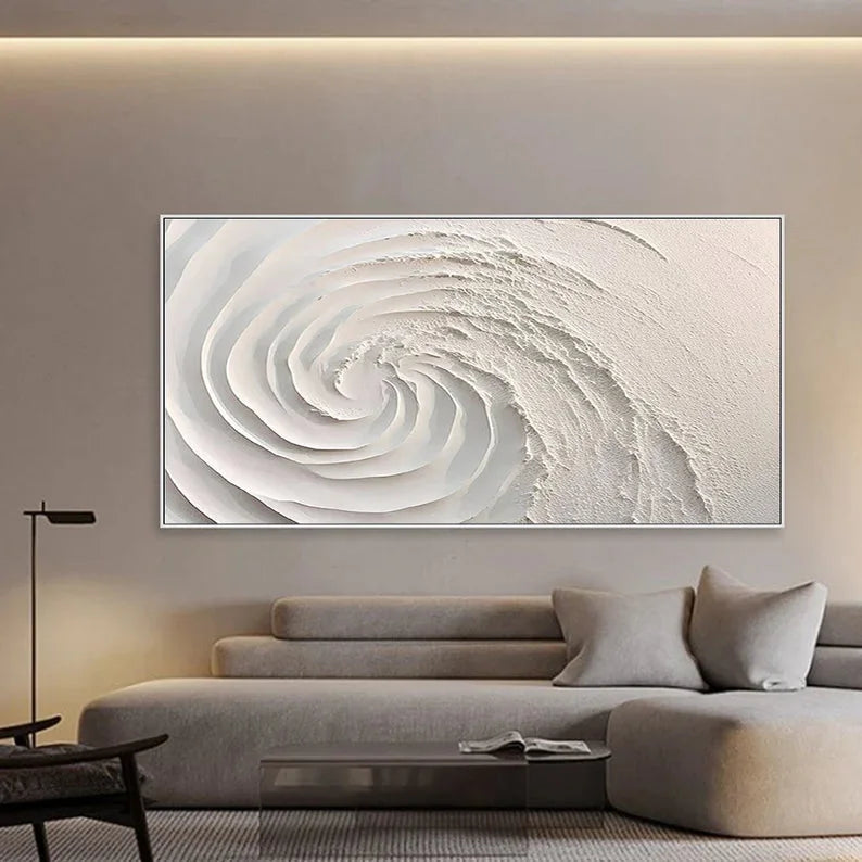 Multicolor Ethereal Spiral Textured Art - Artwallpainting