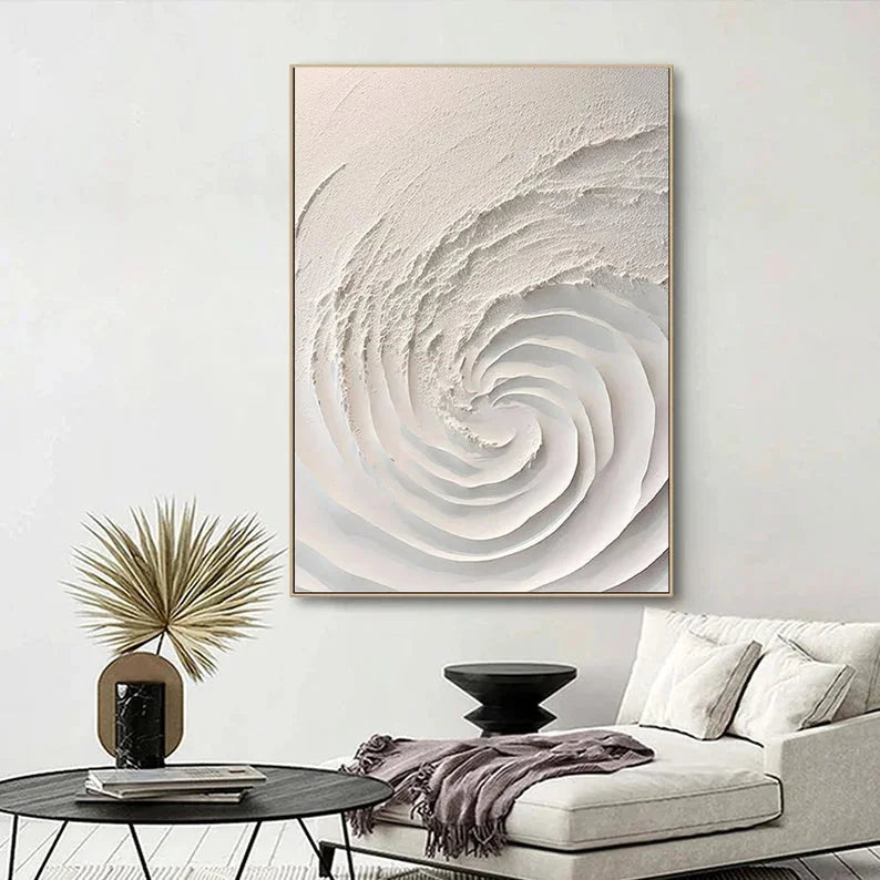 Multicolor Ethereal Spiral Textured Art - Artwallpainting