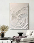 Multicolor Ethereal Spiral Textured Art - Artwallpainting