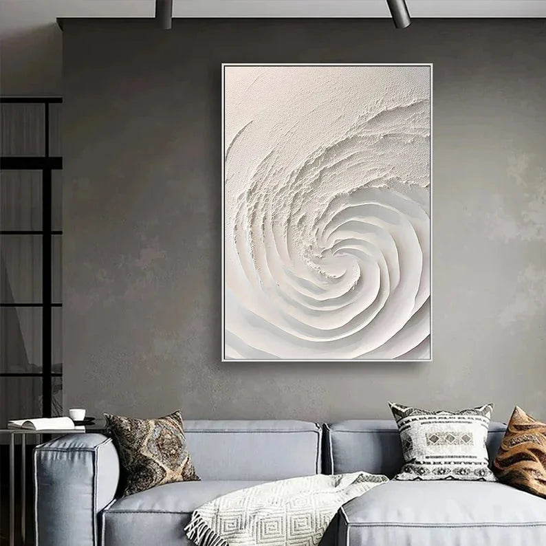 Multicolor Ethereal Spiral Textured Art - Artwallpainting