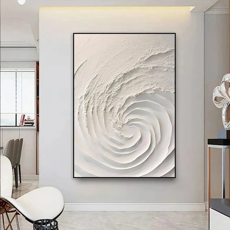 Multicolor Ethereal Spiral Textured Art - Artwallpainting