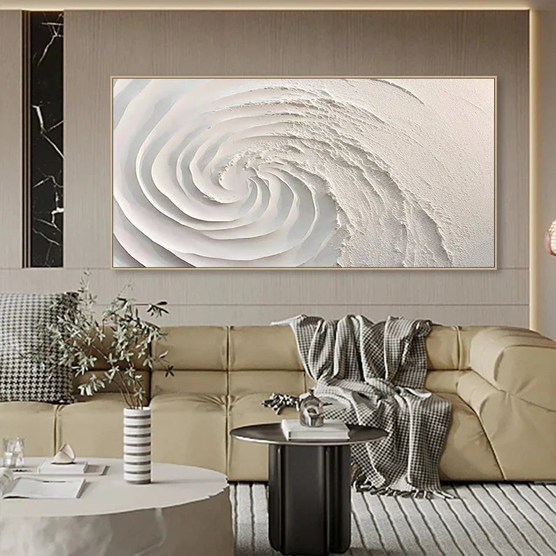 Multicolor Ethereal Spiral Textured Art - Artwallpainting