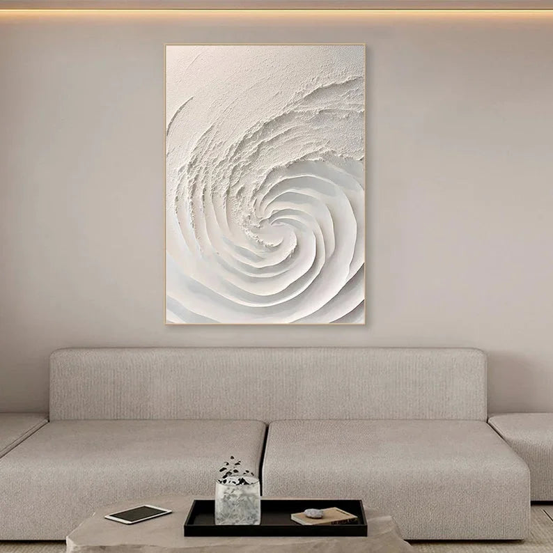 Multicolor Ethereal Spiral Textured Art - Artwallpainting