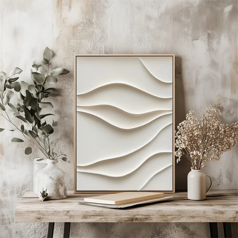 Multicolor Ethereal Waves Canvas Painting For Home Decoration - Artwallpainting