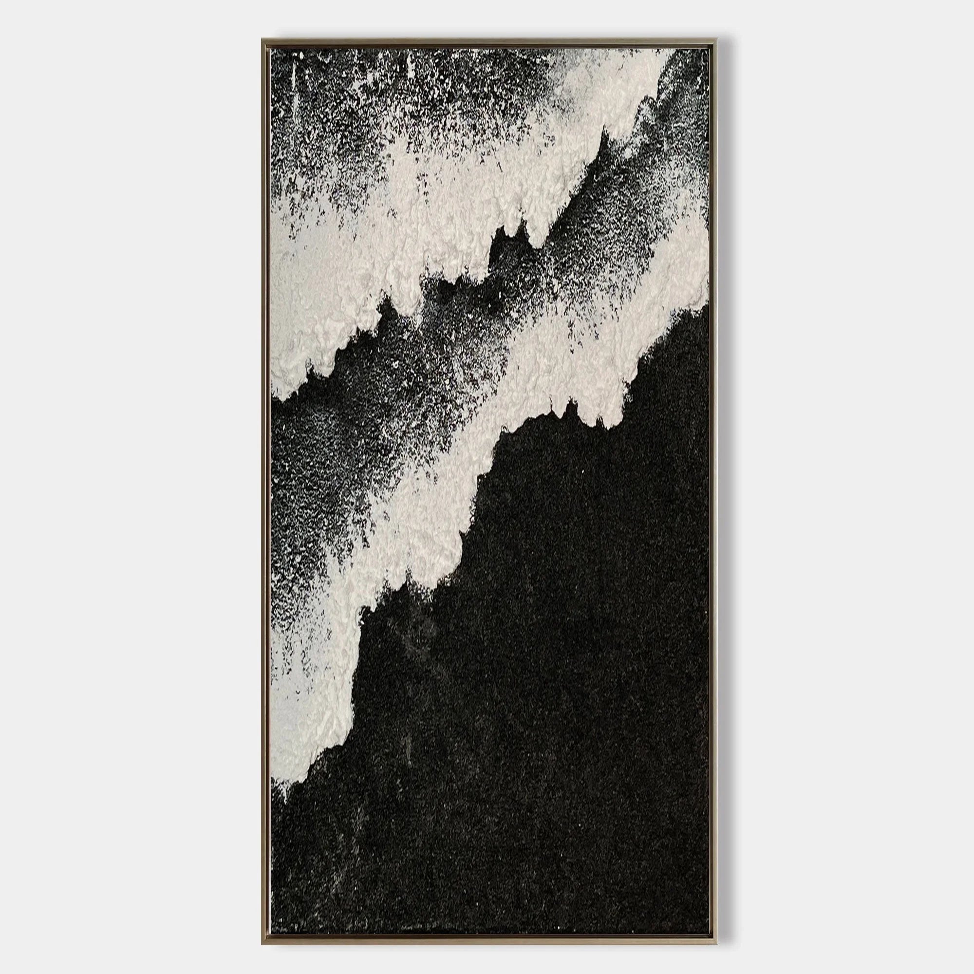 Multicolor Ethereal Waves Vertical Art - Artwallpainting