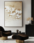 Multicolor Floating Silence - Vertical Abstract Oil Painting - Artwallpainting