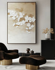 Multicolor Floating Silence - Vertical Abstract Oil Painting - Artwallpainting