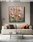 Multicolor Floral Bloom Extravaganza - Artwallpainting