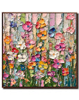 Multicolor Floral Bloom Extravaganza - Artwallpainting