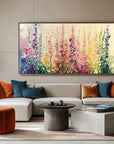 Multicolor Floral Symphony Canvas Art - Artwallpainting
