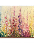 Multicolor Floral Symphony Canvas Art - Artwallpainting