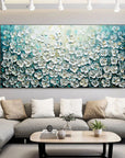 Multicolor Floral Symphony Ocean Breeze - Artwallpainting