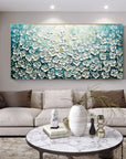 Multicolor Floral Symphony Ocean Breeze - Artwallpainting