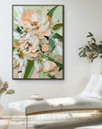 Multicolor Flourishing Beauty-Hand-Painted Abstract Thick-Painted Floral Wall Art - Artwallpainting
