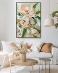 Multicolor Flourishing Beauty-Hand-Painted Abstract Thick-Painted Floral Wall Art - Artwallpainting