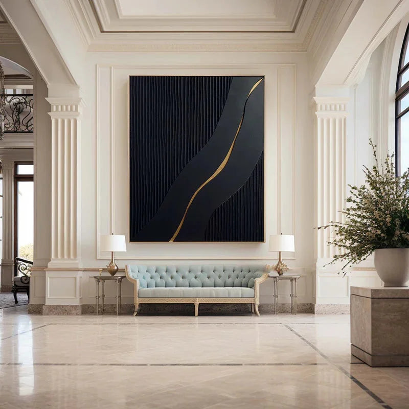 Multicolor Flow Canvas Painting For Home Decoration - Artwallpainting