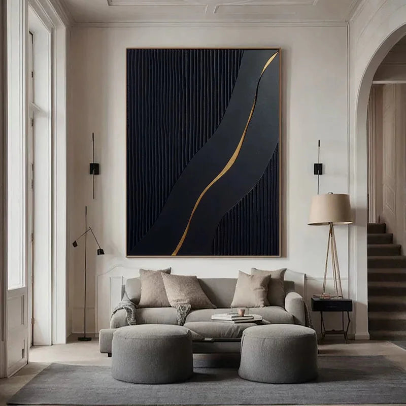 Multicolor Flow Canvas Painting For Home Decoration - Artwallpainting
