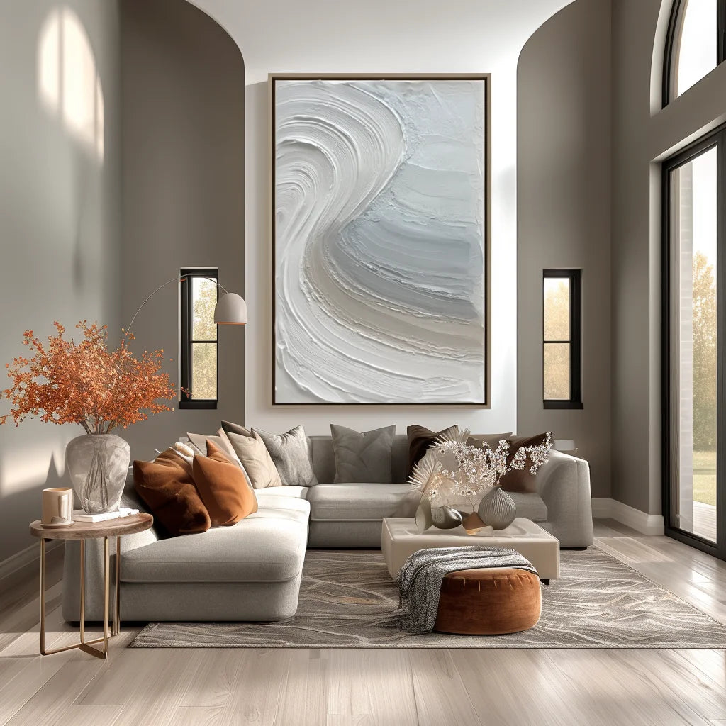 Multicolor Flow Of Calm Neutral Wall Art - Artwallpainting
