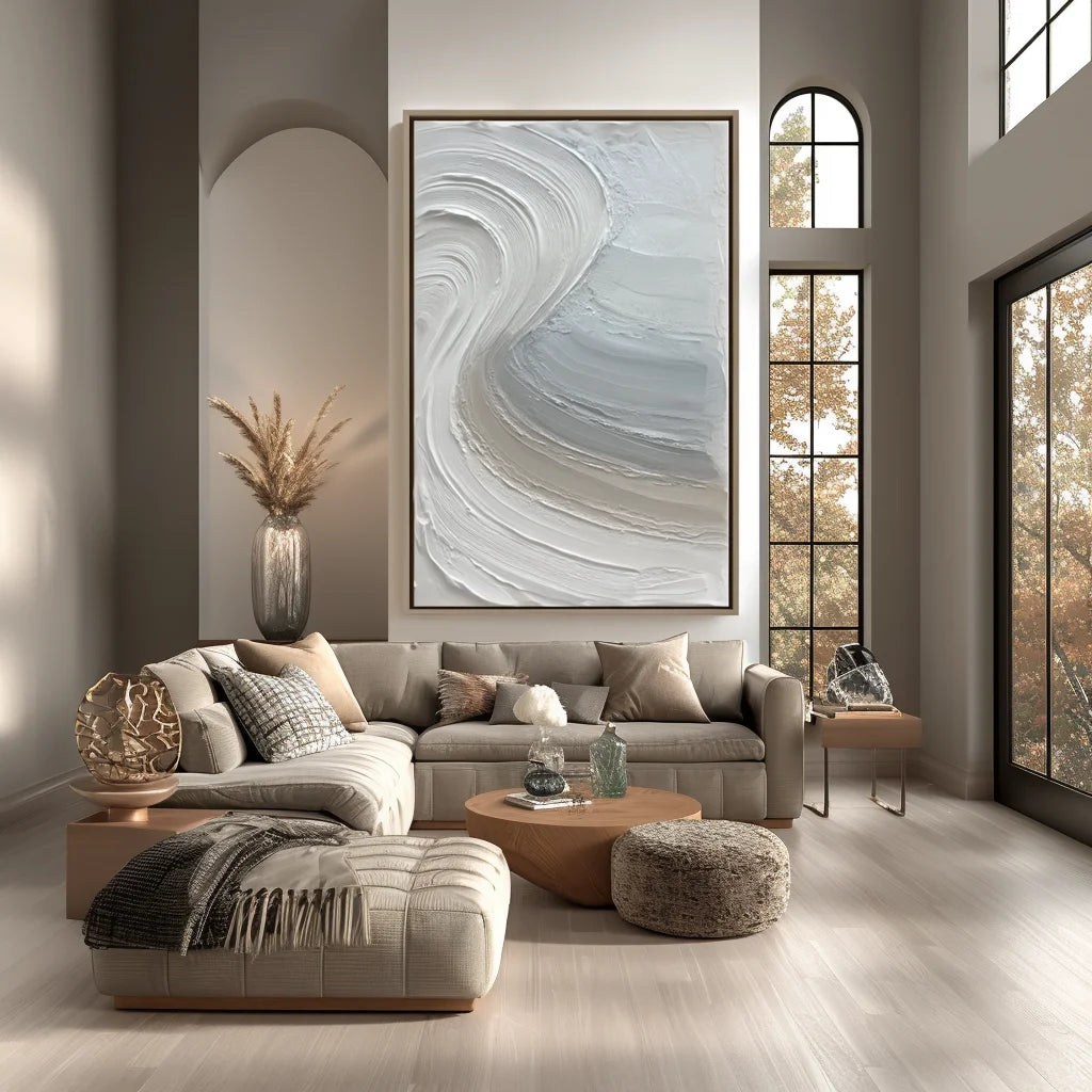Multicolor Flow Of Calm Neutral Wall Art - Artwallpainting