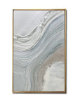 Multicolor Flow Of Serenity Neutral Abstract Wall Art - Artwallpainting