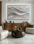 Multicolor Flowing Harmony Textured Wave Wall Art - Artwallpainting