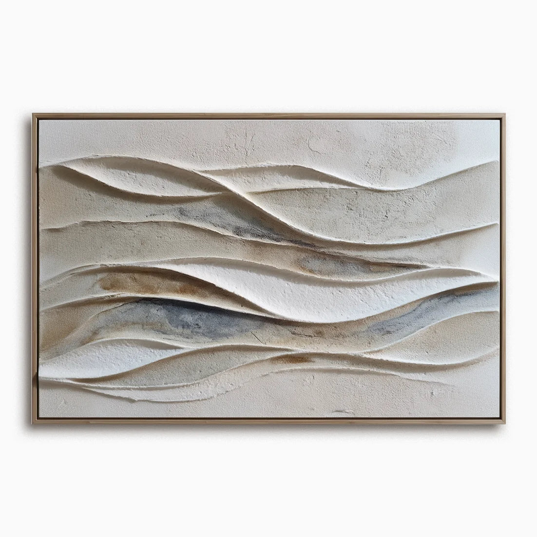 Multicolor Flowing Harmony Textured Wave Wall Art - Artwallpainting