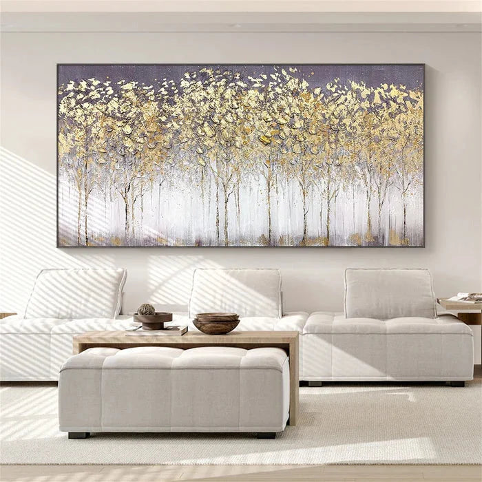 Multicolor Forest Abstract Canvas Art - Artwallpainting