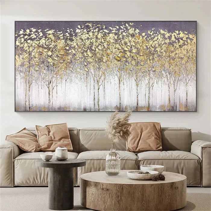 Multicolor Forest Abstract Canvas Art - Artwallpainting