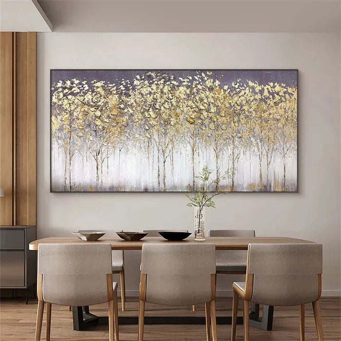 Multicolor Forest Abstract Canvas Art - Artwallpainting