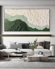 Multicolor Forest Ridge - Abstract Textured Wall Art - Artwallpainting