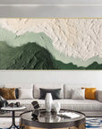 Multicolor Forest Ridge - Abstract Textured Wall Art - Artwallpainting