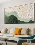 Multicolor Forest Ridge - Abstract Textured Wall Art - Artwallpainting