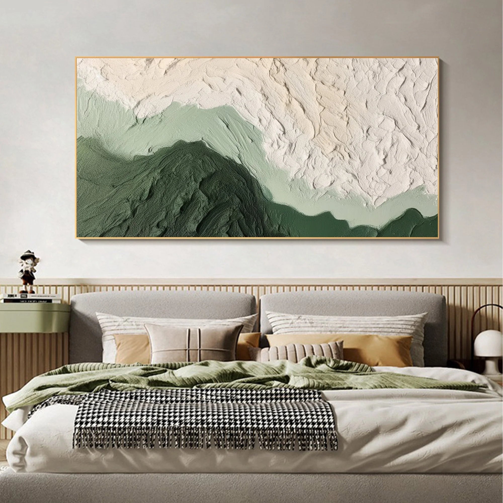 Multicolor Forest Ridge - Abstract Textured Wall Art - Artwallpainting