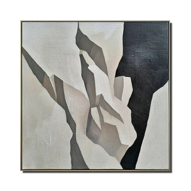 Multicolor Fractured Elegance Canvas Painting For Home Decoration - Artwallpainting