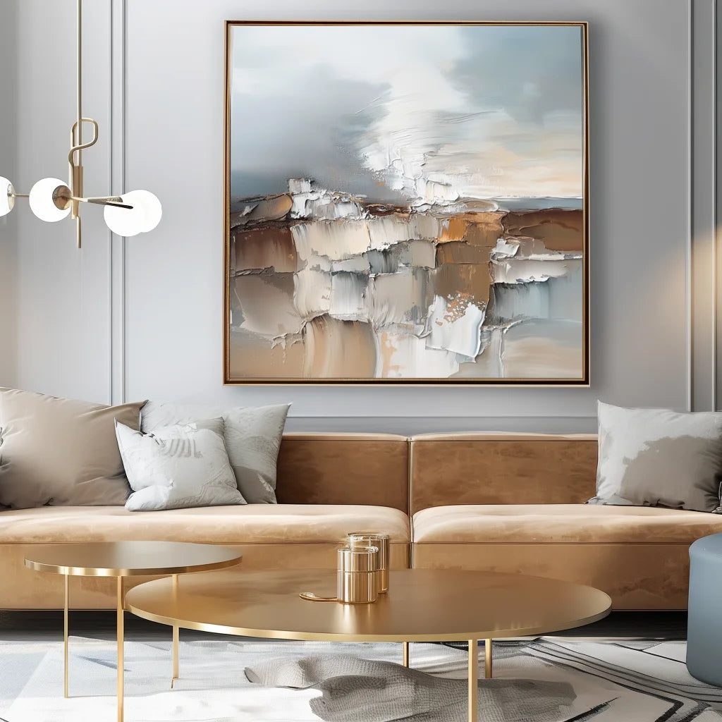 Multicolor Fragmented Stillness - Canvas Art - Artwallpainting