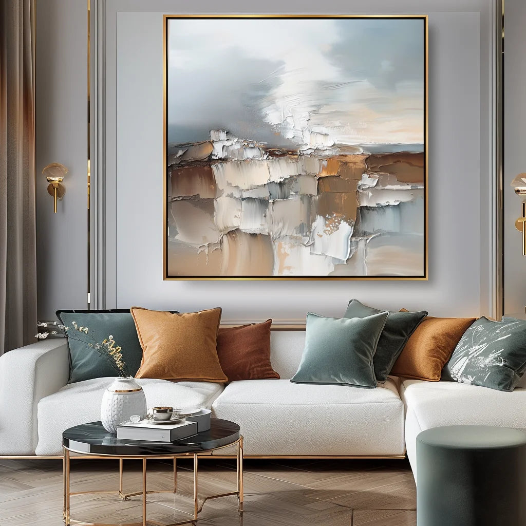 Multicolor Fragmented Stillness - Canvas Art - Artwallpainting
