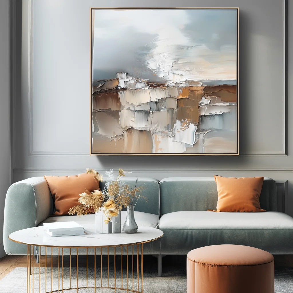 Multicolor Fragmented Stillness - Canvas Art - Artwallpainting