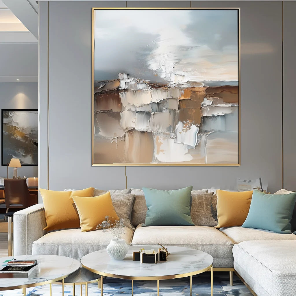 Multicolor Fragmented Stillness - Canvas Art - Artwallpainting