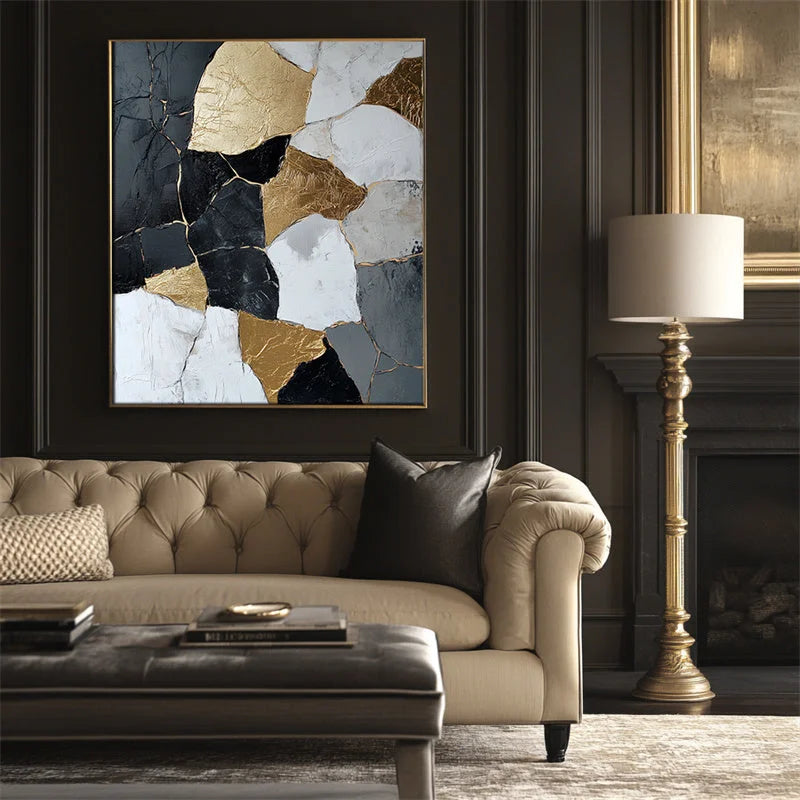 Multicolor Fragments Canvas Painting For Home Decoration - Artwallpainting
