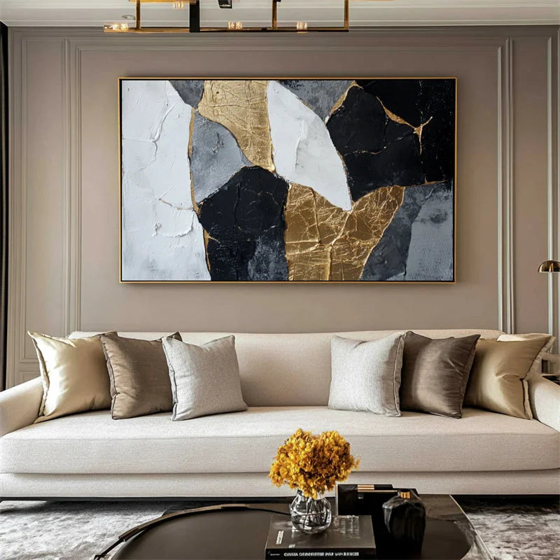 Multicolor Fragments Of Timeless Elegance - Artwallpainting