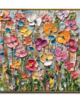 Multicolor Garden Melody - Floral Canvas - Artwallpainting