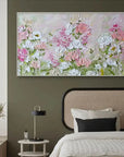 Multicolor Garden Of Bloom Textured Floral Art - Artwallpainting