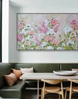 Multicolor Garden Of Bloom Textured Floral Art - Artwallpainting