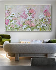 Multicolor Garden Of Bloom Textured Floral Art - Artwallpainting