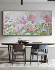 Multicolor Garden Of Bloom Textured Floral Art - Artwallpainting