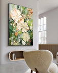 Multicolor Garden Serenity Canvas Painting For Home Decoration - Artwallpainting