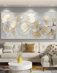 Multicolor Gold Leaf Botanical Wall Art - Artwallpainting
