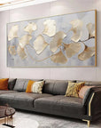 Multicolor Gold Leaf Botanical Wall Art - Artwallpainting