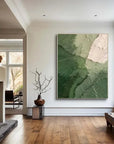 Multicolor Green Ocean Canvas Painting For Home Decoration - Artwallpainting