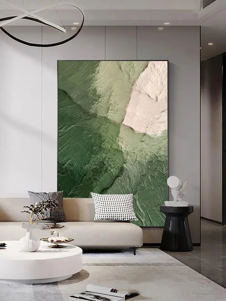 Multicolor Green Ocean Canvas Painting For Home Decoration - Artwallpainting